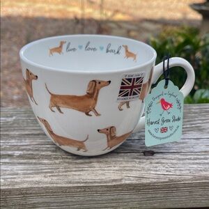 Harvest Green Studio Dachshund Mug-new